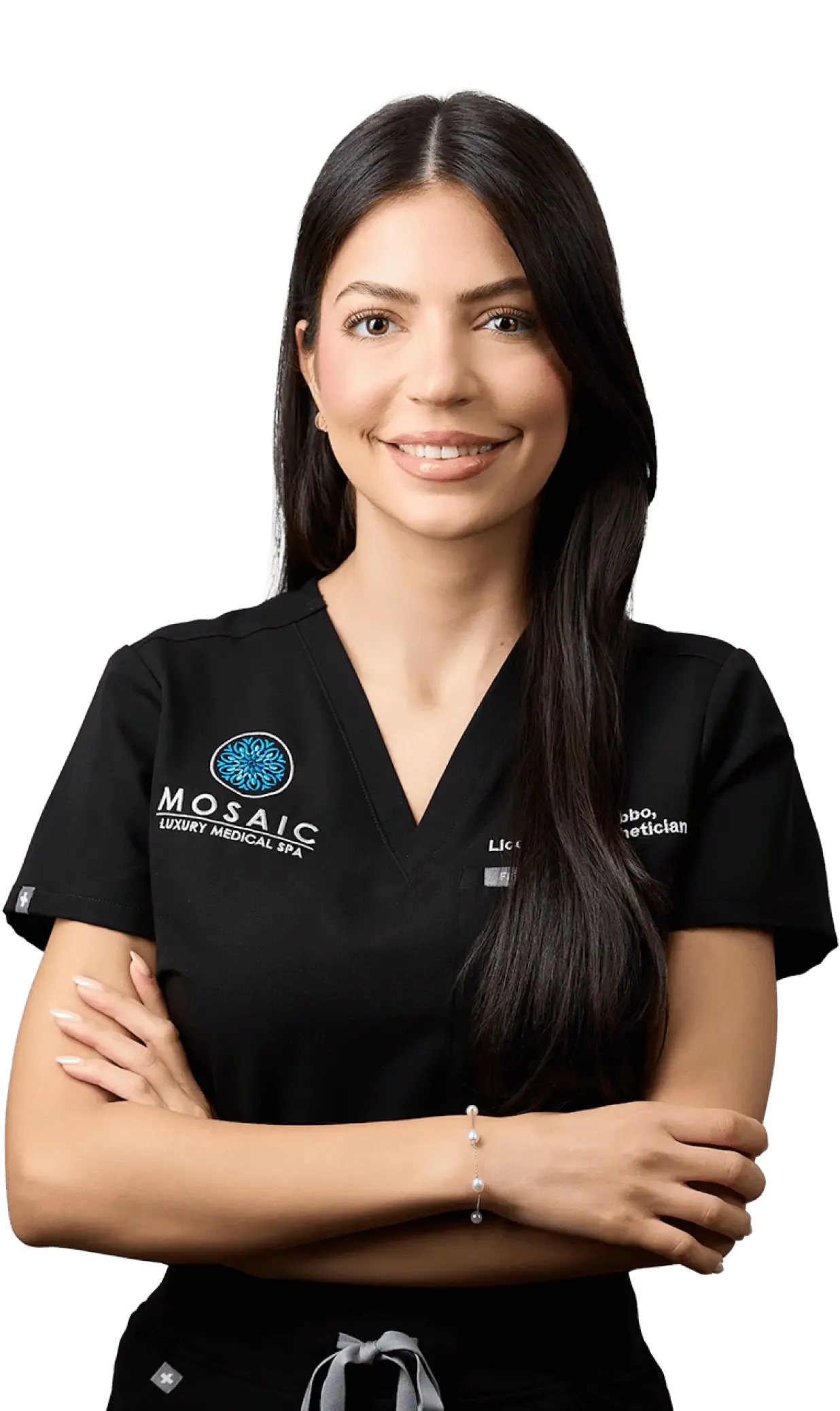 Licensed esthetician at Mosaic Luxury Medical Spa providing expert dermatology and skincare treatments.