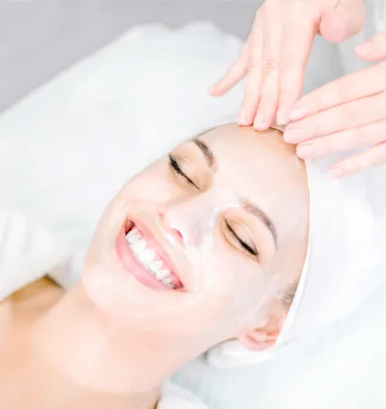 facial treatment at dermatology clinic for skin hydration, cleansing, and rejuvenation